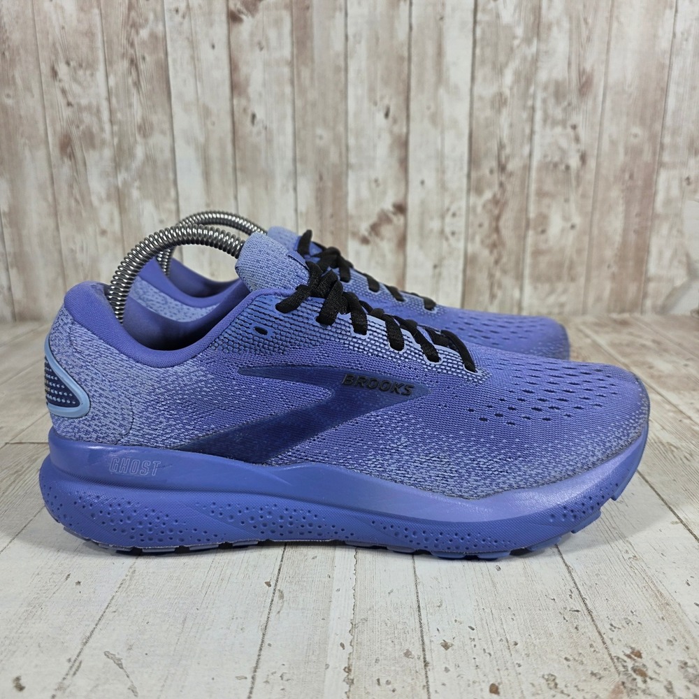 Brooks Ghost 16 Womens Running Shoes Blue Purple 1204071B445 Size 9 Medium B